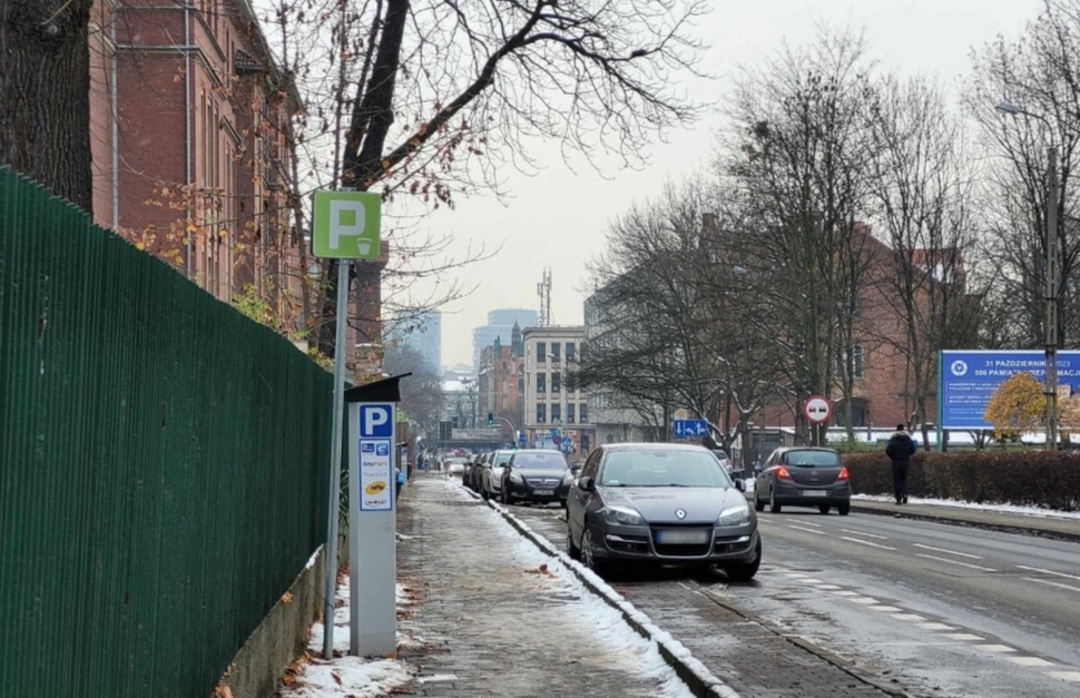 Strefa płatnego parkowania w Katowicach